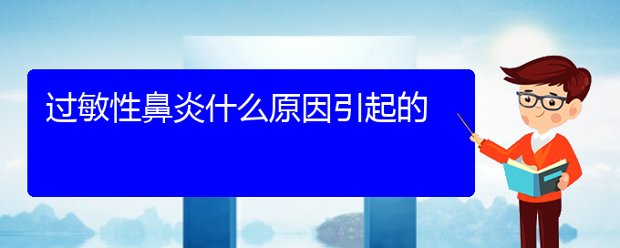 (貴州治療過敏性鼻炎那個醫(yī)院好)過敏性鼻炎什么原因引起的(圖1)