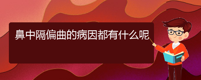 (貴陽(yáng)鼻科醫(yī)院掛號(hào))鼻中隔偏曲的病因都有什么呢(圖1)