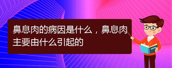 (貴陽(yáng)鼻息肉治療哪家好)鼻息肉的病因是什么，鼻息肉主要由什么引起的(圖1)